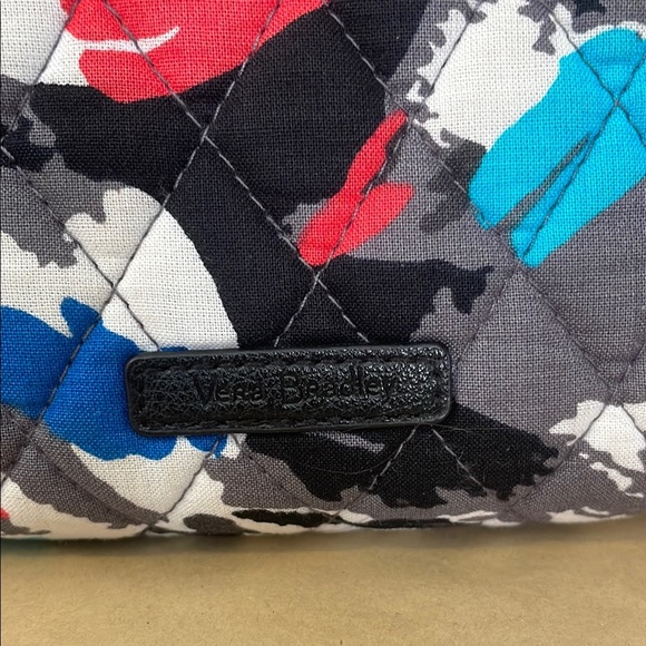 Vera Bradley Black and Gray Toiletry Bag with Artistic Design - Picture 2 of 6